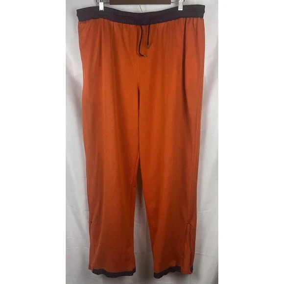 Vtg Y2K Starter Navy Track Pants Orange Mesh Lined Streetwear Mens XL 42W 29.5L - Picture 15 of 16